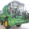 Fuel-efficient single cylinder rice/wheat combine harvester